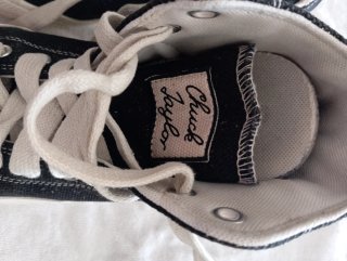 Converse negras talla 41.5
