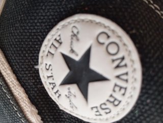 Converse negras talla 41.5