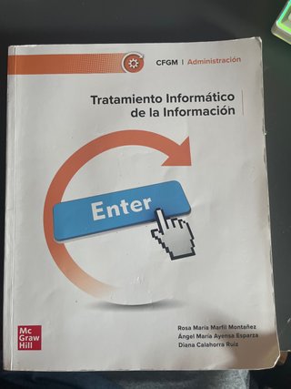 Tratamiento informático de la información, CFGM...