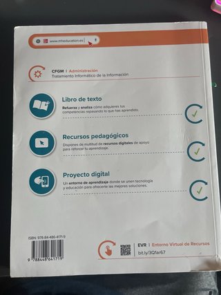 Tratamiento informático de la información, CFGM...