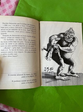 El Monstruo Piesgrandes, elige tu propia aventura,