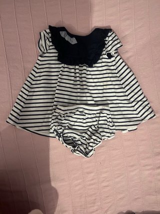 Vestido y braguita Dulces 6-12m