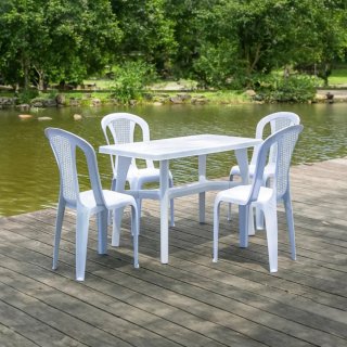 Pack 36 Sillas Apilables Exterior Sin Brazos