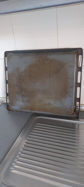 Bandeja de horno metálica