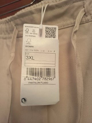 Pantalón Mango Tallas grandes