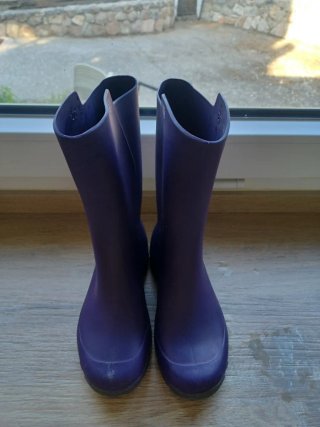 Botas de agua moradas talla: 31/32