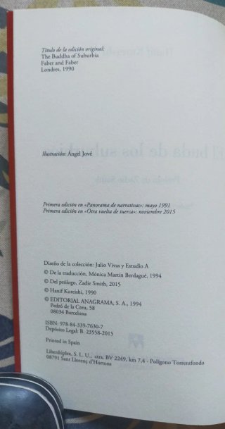 El buda de los suburbios. Hanif Kureishi.