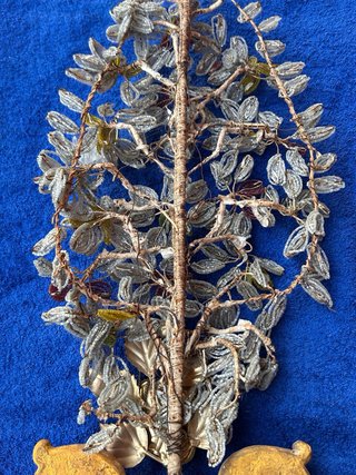 Antico Portapalme Legno Dorato