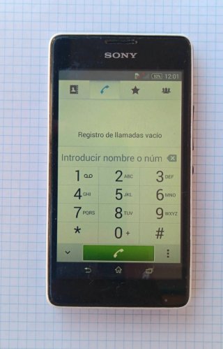Sony Xperia Smartphone Negro/Blanco