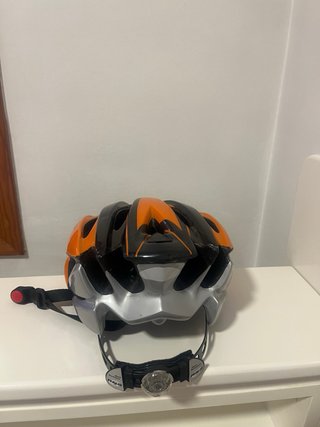 Casco Ciclismo Mango Naranja/Negro