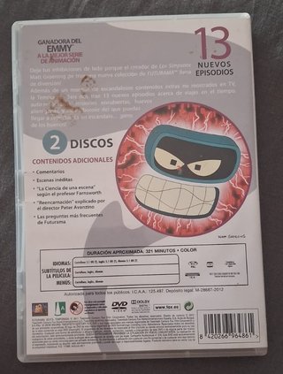 Futurama 6a Temporada DVD Español