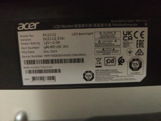 Monitor Roto para Piezas