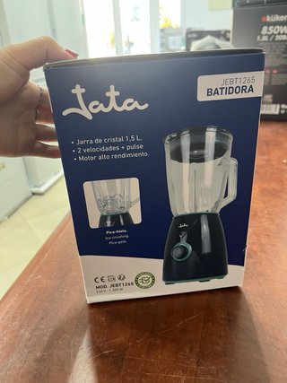 Batidora Jata 1300W 1.5L. Batidora vaso de cristal