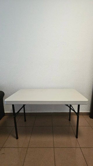 Mesa plegable Lifetime blanca