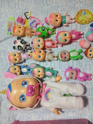 Lote Bebés Llorones Unicornio y más