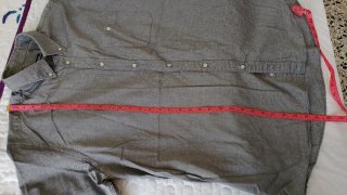 Camisa de vestir gris hombre XXXL