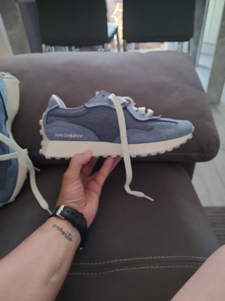 Zapatillas New Balance Azul y Blanco