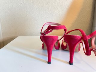 Zapatos de tacón rojos talla 39