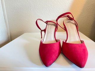 Zapatos de tacón rojos talla 39