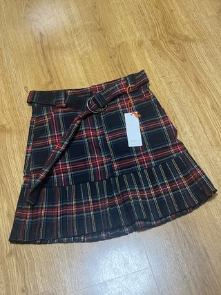Falda cuadros talla XS