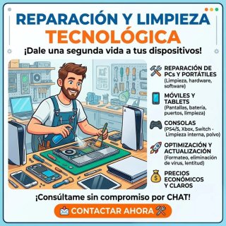 Reparación y limpieza tecnologíca