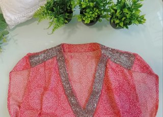 Blusa Flamenco con abalorios M