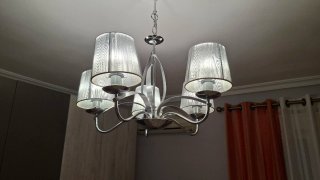 Lámpara de dormitorio 5 brazos