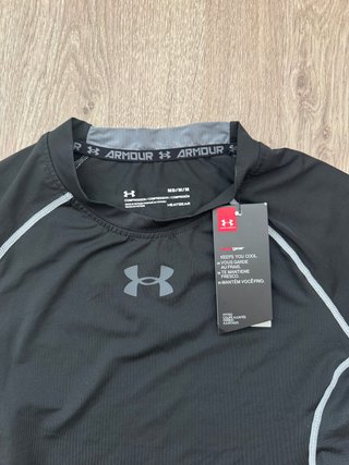 Camiseta Compresiva Under Armour Negra Talla M