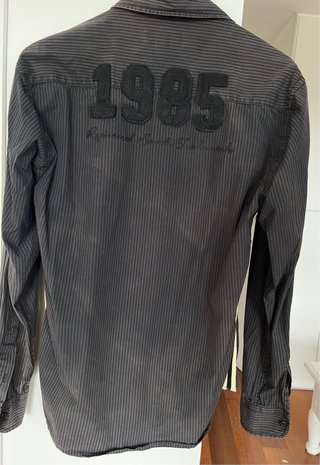 Camisa Scotch & Soda Rayas Negra Talla M