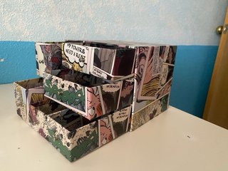 Mini cajonera cómic