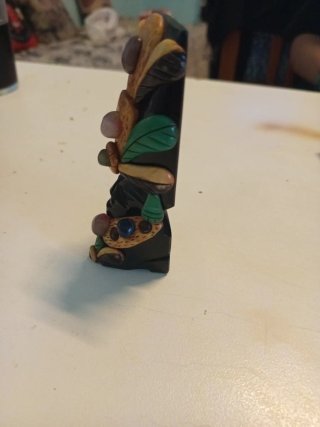 Figura Azteca de Obsidiana