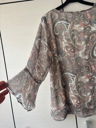 Blusa Cappuccii Talla 40 Estampada