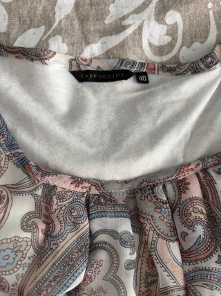 Blusa Cappuccii Talla 40 Estampada