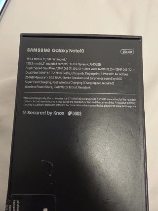 Samsung Note 10 256GB 8GB RAM