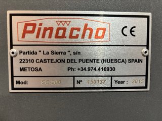 Torno Pinacho SC 200