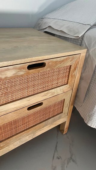 2 Mesitas de Noche Madera