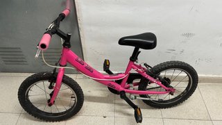 Bicicleta Barbie rosa