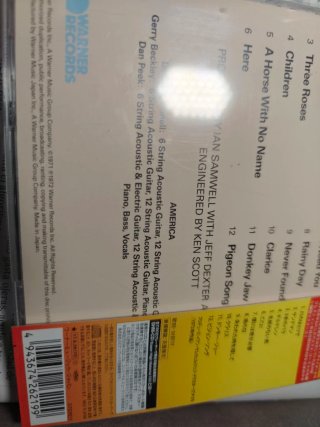 Álbum América SHM CD - Horse With No Name