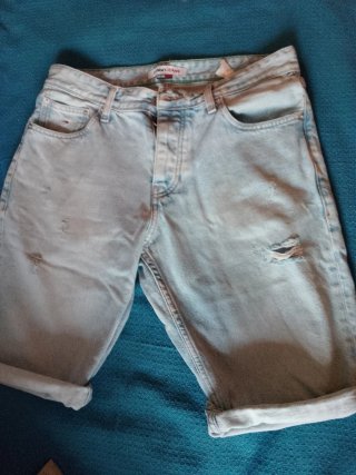 Bermudas Tommy Hilfiger Slim Fit Negras Talla M
