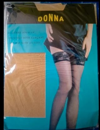 Medias sexy opacas beige