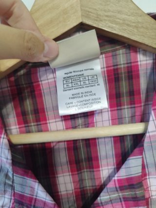 Camisa cuadros Jack Wolfskin mujer talla XL