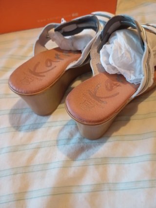 Sandalias Karralli Vaqueta Naranja