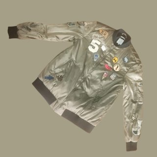 Bomber Zara Verde Militar ArtPop.