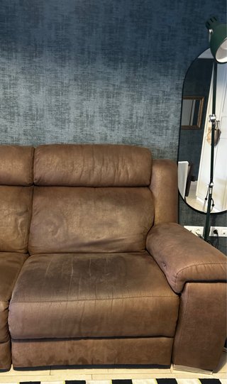 REGALO Sofá reclinable marrón 200CM