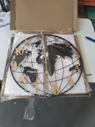 Reloj de Pared Mapa Mundi