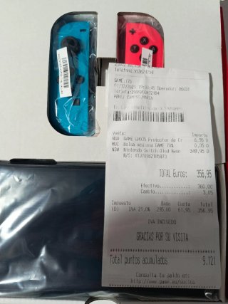 Nintendo Switch OLED Azul/Rojo