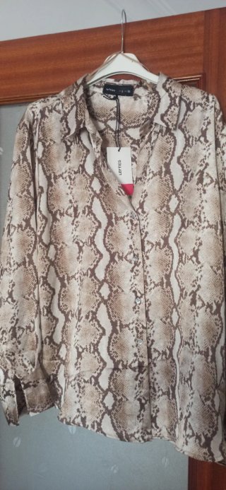 Camisa satinada Lefties Mujer Talla L