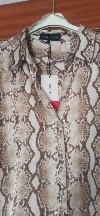 Camisa satinada Lefties Mujer Talla L