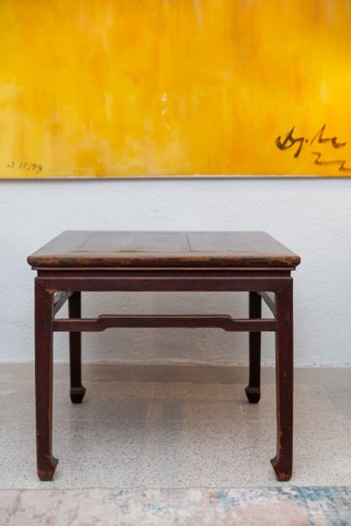 Mesa y Sillas Yugo Chinas Dinastía Qing s.XIX