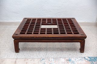 Mesa y Sillas Yugo Chinas Dinastía Qing s.XIX